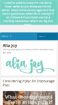 Mobile Screenshot of aliajoy.com